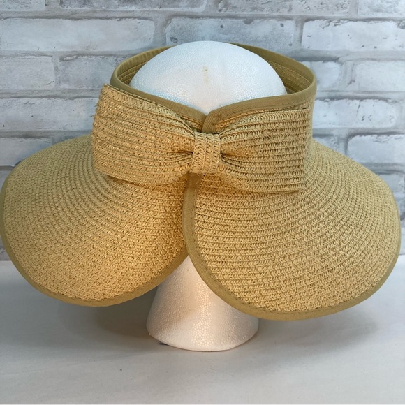 Woman's Packable Wide Brim Sun/Beach Hat - Picture 3 of 7